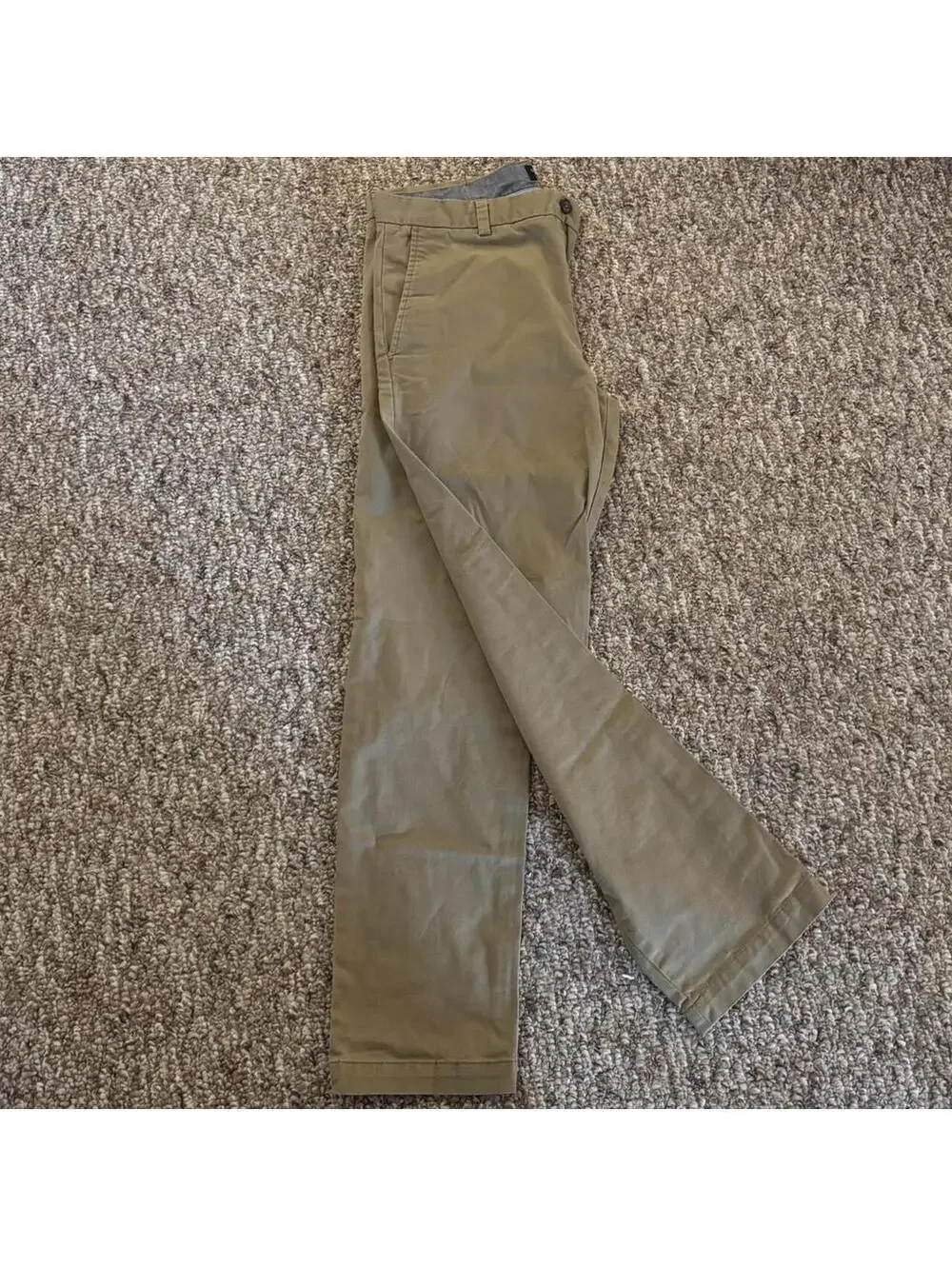 Men’s Banana Republic Fulton Skinny Chino Pants Tan Size 33x30